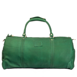 Custom Zambridgian Leather Duffle Bag - Personalized Elegance