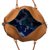 Tan/Blue Banja Carryall - Stylish and Durable Travel Bag