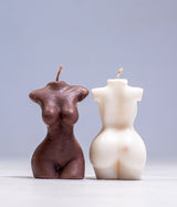 Hand Poured Female Body Candle - Set of 2