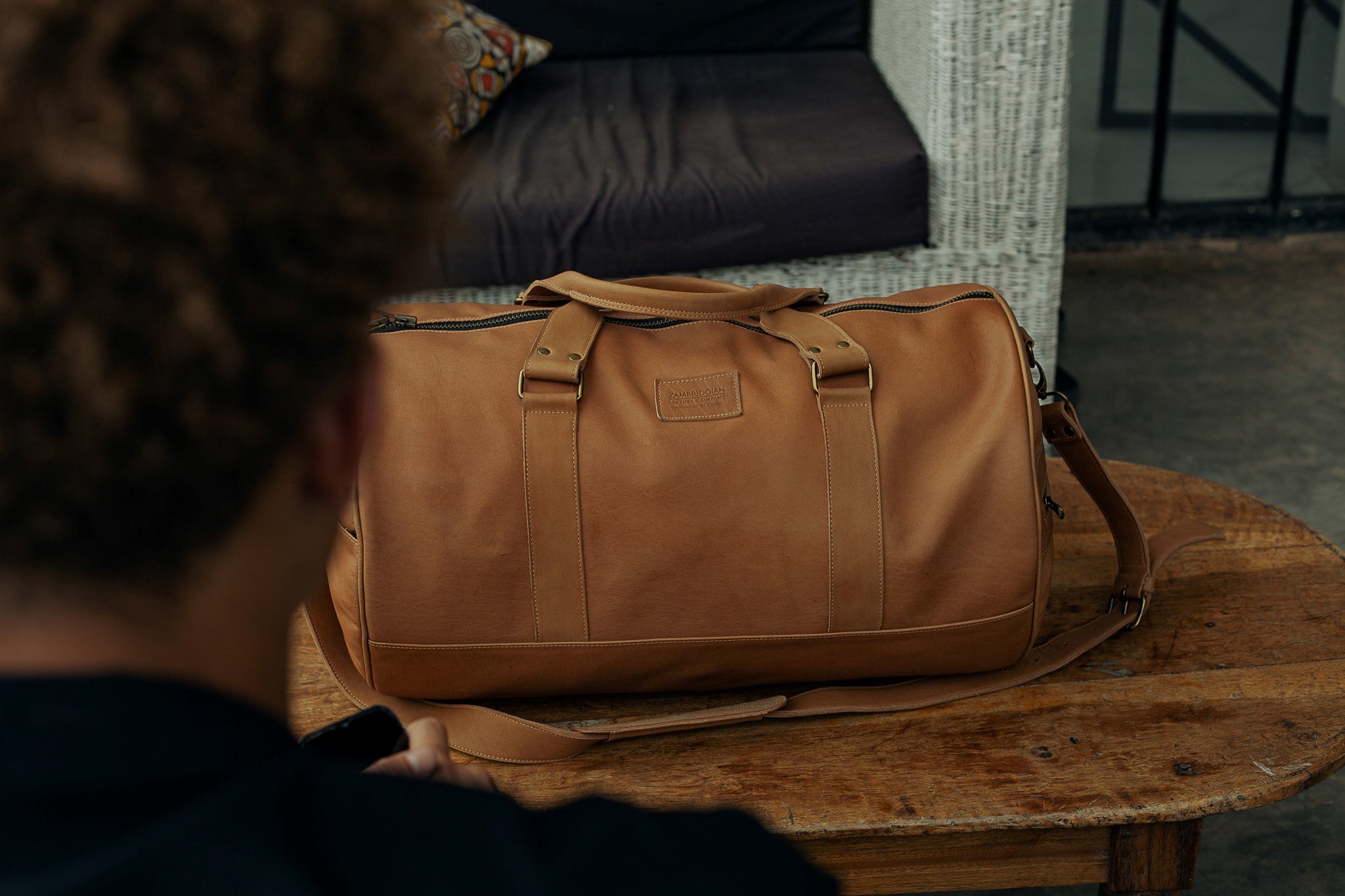 Ukucita Duffle in Tan